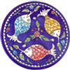 Armenian Ceramics Piatto decorato con pesci grandi, 27 cm