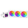 Lian Li Ventola per PC Lian Li GA II LCD Processore Kit di raffreddamento a liquido 36 cm Bianco 1 pz (Lian Galahad Performance AIO 360mm All In One CPU Cooler - White) [GA2ALCD36W]