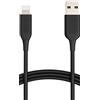 Amazon Basics - Cavo di ricarica USB-A a Lightning, certificato MFi, serie Advanced, per iPhone, nero, 0.9 m