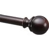 Amazon Basics Bastone per tenda estensibile con terminali rotondi, da 183 a 366 cm, bronzo