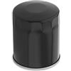 HARLEY-DAVIDSON Filtro olio (nero 63805-80A o Chrome 63796-77A) per accessori per moto Sportster & Softail, nero
