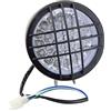 GOOFIT Faro LED Moto Sostituzione per 50cc 110cc 150cc Scooter Pit Bike off-Road Ciclomotore ATV Quad Motocross Nero