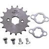 Trkimal Pignone Catena Anteriore Per 50cc 70cc 90cc 110cc 125cc Dirt Pit Bike Mini Bike TaoTao Roketa Coolster Sunl Lifan Loncin ATV Quad 4 ruote ciclomotori (428-17T, 20MM)