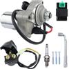 Shamofeng Motore di Avviamento a 3 Bulloni con Relè in Solenoide e CDI per ATV da 50 cc, 70 cc, 90 cc, 100 cc, 110 cc, 125 cc, Moto da Cross, Go Kart, Pit Bike Cinese, Quad, 4 Ruote, Dune Buggy