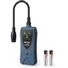 AEGTEST AGT-1385 Rilevatore di Gas, Rilevatore di Gas Naturale con collo da 17 cm, display a colori, allarmi visivi & acustici per metano, propano & altre perdite combustibili, per casa & camper
