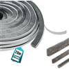 Midslinee 9mm(W) x 5mm(D) x 20M(L) Guarnizione a Spazzola Autoadesiva, Paraspifferi Spazzola Per Porte, Finestre, Armadi, Antipolvere, Antivento, Riduzione del Rumore
