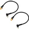 Create idea Cavo Di Alimentazione DC 7909 Maschio A XT60 Maschio Adattatore Ad Angolo Retto 16 AWG 30 Cm Per Stazioni Di Alimentazione Portatili.