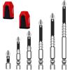 GNHG 6 Pezzi High Magnetic Screwdriver Drill Bit Set, Magnetiche per Cacciavite in Acciaio Set da Inserti per Avvitatore Professionali, 25/50/65/70/90/100Cm con due magnetizzatori