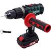 HEADNMORE Parkside - Trapano avvitatore a percussione a batteria, 20 V, 3 in 1, PSBSA 20-Li, con batteria da 2 Ah + portachiavi