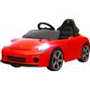 AIYAPLAY Auto Elettrica Bambini 3-5 Anni Licenza RUF GT con Telecomando Rosso