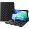 EYERIYO Custodia con Tastiera iPad 11 Generazione A16 2025, Slim Cover con Bluetooth Italiano QWERTY Tastiera per iPad 10 Generazione 10.9" 2022 (nero)