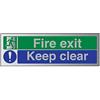 VSafety V Safety 14012BJ-SABRSH 450 mm x 150 mm, Effetto Alluminio Autoadesivo, Multicolore, 450mm x 150mm