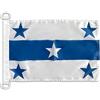 AZ FLAG Bandiera NAVALE Isole Gambier 45x30cm - Bandiera MARITIMA Polinesia Francese - Francia 30 x 45 cm Speciale nautismo