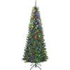 HOMCOM Albero di Natale 210 cm Illuminato con 350 Luci Bianche e Colorate, 9 Modalità di Illuminazione | Aosom Italy