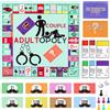 KFDDRN Gioco da Tavolo Adultopoly, Gioco da Monopoly Tavolo per Coppie Adulte Intimos monopoli per adulti Tavolo Intimi per Coppie Card Games per Riscaldare Le Relazioni