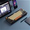AJAZZ K690T Tastiera meccanica da gioco Wireless Bluetooth Gaming Office - Red Switch Black