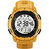 Alomejor Orologio Sportivo Digitale Orologio da Corsa Sportivo da Uomo con Cronometraggio Luminoso Multifunzionale Impermeabile(Giallo)