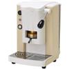 Faber Slot Plast Basic Macchina Per Caffe' Con Pressacialda In Ottone Telaio In Metallo Sabbia E Frontale In Policarbonato Bianco