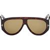 Tom Ford Occhiali da Sole FT1044 52N Bronson Marrone/Verde Unisex