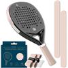 Pt Watch Kit Overgrip antiscivolo per racchetta da padel - include 2 impugnature, 2 protezioni per racchette, 1 anello in silicone - accessori sportivi per uomo e donna - colori pastello - PT·GripKit (beige)