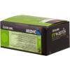 LEXMARK ORIGINALE Lexmark toner ciano 802HC 80C2HC0 ~3000 Seiten cartuccia di stampa riutilizzabile mod. 802HC 80C2HC0 EAN 734646477888
