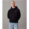 Calvin Klein Jeans Felpa con cappuccio in spugna di cotone Uomo