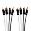 FUSION MS-FRCA12 Cavo RCA 4 vie lunghezza 3.6 mt Doppia schermatura cod.010-12619-00