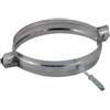 Collare monoparete per tubi canna fumaria in acciaio inox AISI 304 0,5 mm diametro 80 mm