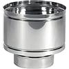 CAPPELLO PARAPIOGGIA DOPPIA PARETE ACCIAIO INOX diam 150-200