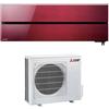 Mitsubishi - Condizionatore Inverter Mitsubishi LN Rosso 9000 Btu MSZ-LN25VG2R WiFi R32 A+++