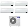 Samsung - Climatizzatore Samsung WindFree Avant wifi quadri split 7000+7000+9000+18000 btu inverter A+++ in R32 AJ080TXJ4KG
