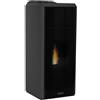 Laminox - Stufa a pellet idro Laminox Carlotta Idro Lux Black Line 24 kW antracite in A+ WiFi ready