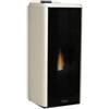 Laminox - Stufa a pellet idro Laminox Carlotta Idro Lux Black Line 24 kW avorio in A+ WiFi ready