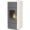 Laminox - Stufa a pellet idro Laminox Victoria Idro Lux 28 kW bianca in A+ WiFi ready