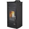 Laminox - Stufa a pellet idro Laminox Carlotta Idro Plus 24 kW antracite in A+ WiFi ready