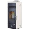 Laminox - Stufa a pellet idro Laminox Victoria Idro Plus 28 kW con ACS bianca in A+ WiFi ready