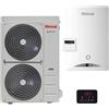 RINNAI - Sistema Ibrido Rinnai Modus Hybrid Mono con caldaia a condensazione Zen 34 kW e pompa di calore Shimanto Mono da 16 kW