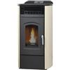 Laminox - Stufa a pellet ad aria Laminox Dalia Air 14 kW avorio in classe A+ WiFi ready