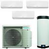 Daikin - Daikin multi+ sistema di raffrescamento, riscaldamento e acs da 120 L, trial split esterna da 5,2 kw e interne Perfera 7+7+7