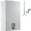 Baxi - Scaldabagno a gas Baxi Acquaprojet 17 Fi AM Blue a camera stagna Low Nox ErP Gpl