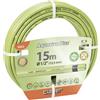 Claber - Tubo gomma per irrigazione da giardino retinato 1/2" Claber aquaviva Plus 15 metri