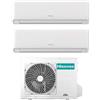 Hisense - Climatizzatore Inverter Hisense Ecosense Wi-fi Dual Split 12000+18000 Btu 4AMW81U4RJC R-32 A++