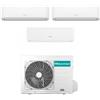 Hisense - Climatizzatore Inverter Hisense IQ Plus Wi-fi Trial Split 9000+12000+12000 Btu 5AMW105U4RQC R-32 A++