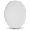V-TAC VT-743 Lampada LED da Muro Rotonda 8W applique da esterno alluminio 160LM/W Colore Bianco luce 4000K IP65 - sku 217527