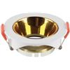V-TAC VT-931 portafaretto led da incasso rotondo faretto GU10 colore bianco con riflettore oro dorato sku 6648
