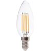 V-TAC VT-2127 lampadina led candela E14 6W 100LM/W a filamento luce bianco naturale 4000K - SKU 217424