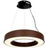 V-TAC VT-7760-C lampadario led rotondo corten a sospensione 50W circolare anello metallo sospeso 4000K dimmerabile triac - SKU 6959