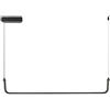 V-TAC VT-7769 lampadario led a sospensione 12w - design moderno barre sottili a U colore nero luce 4000k L:905mm - sku 6939