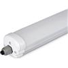 V-TAC VT-1249 Plafoniera led 36W 120cm da esterno tubo 120lm/w IP65 luce bianco freddo 6400K raccordabile - sku 216284