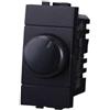 ETTROIT Dimmer regolatore a manopola compatibile Bticino Livinglight per carichi resistivi 100W-1000W colore nero
